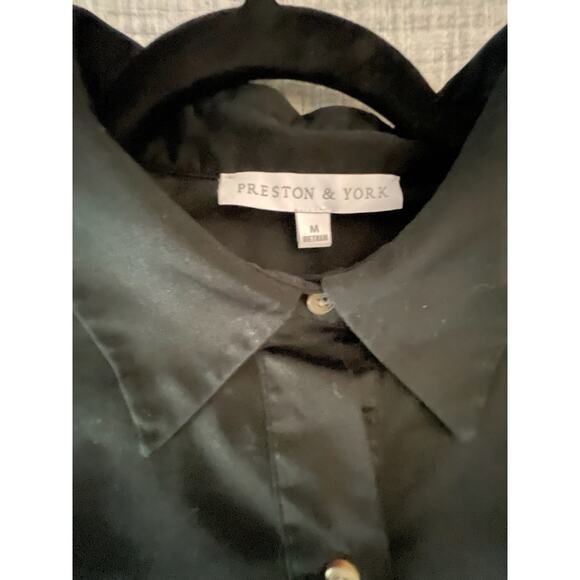 Preston & York Black Tunic Top - Women’s Medium - Career Interview Stretchy-EUC - Picture 8 of 8